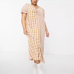 Mixed print ASOS dress